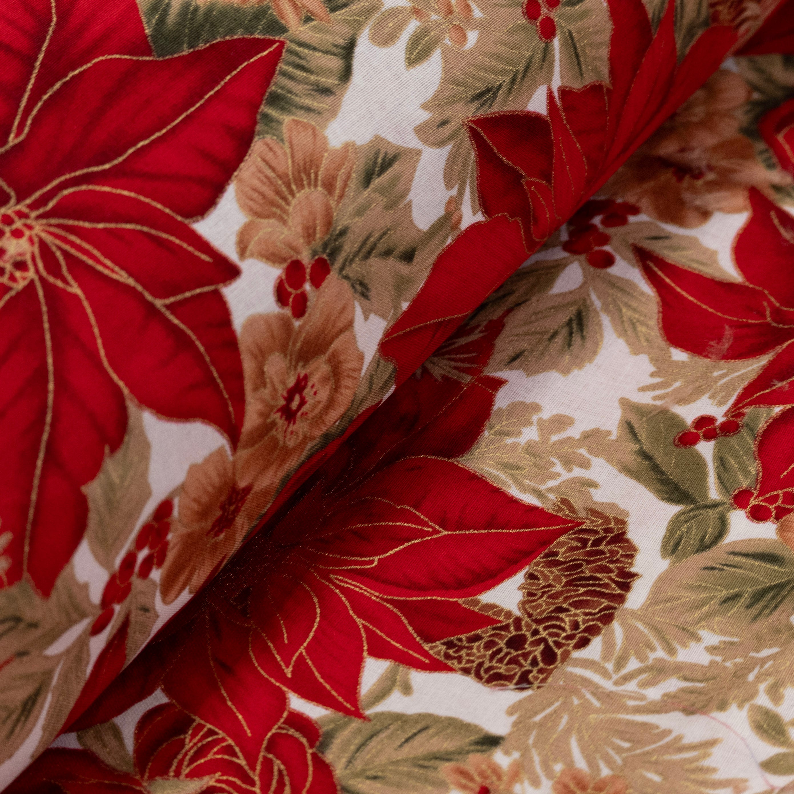 Algodón Digital Navidad Trineo