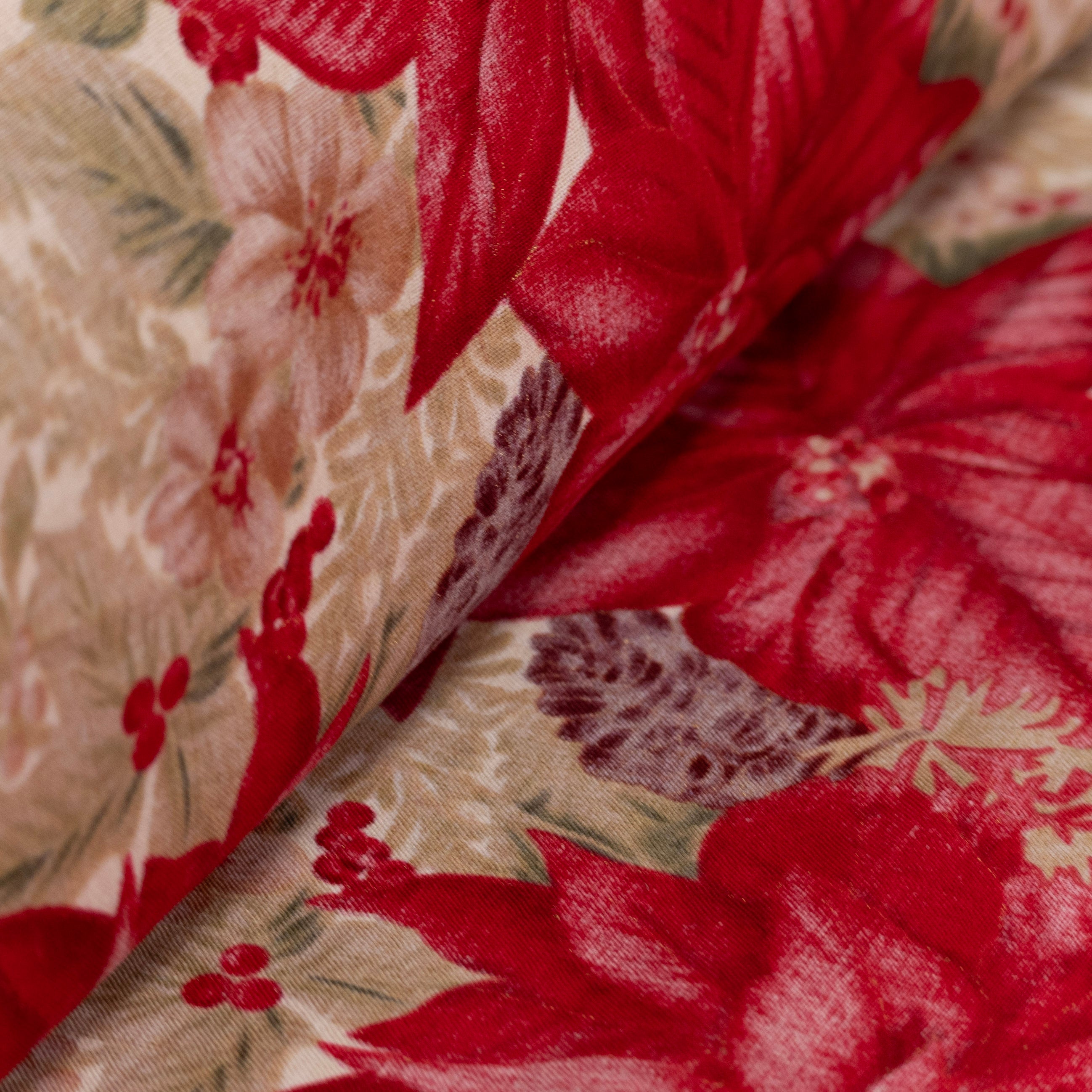 Algodón Digital Navidad Trineo