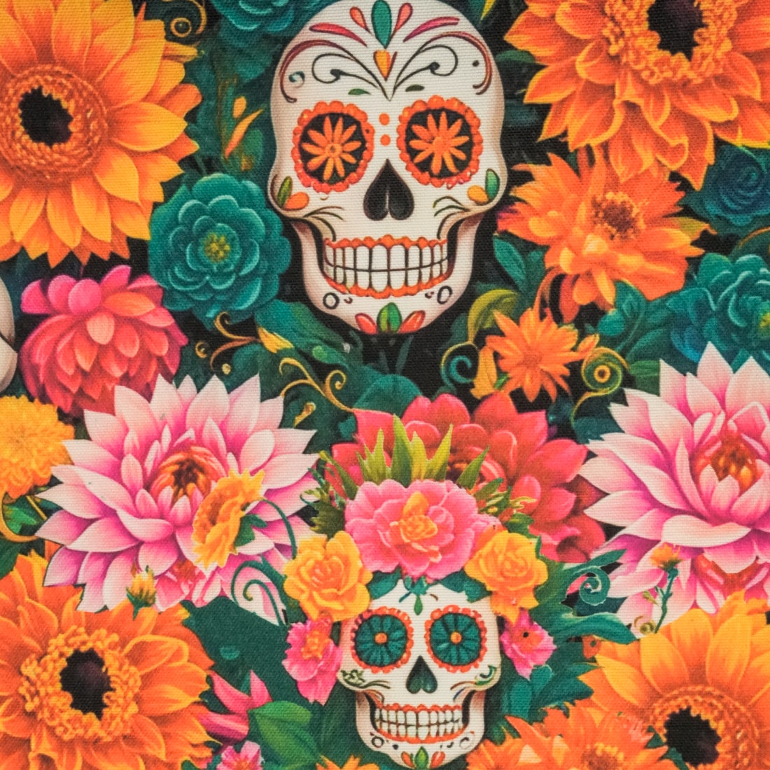 Panama Digital halloween y muertos 154 cm