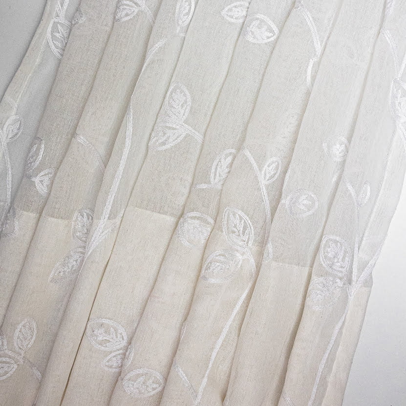 Visillo Bordado Alamo