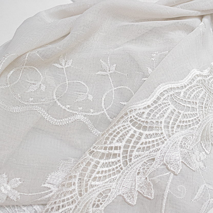 Visillo Bordado Decoración