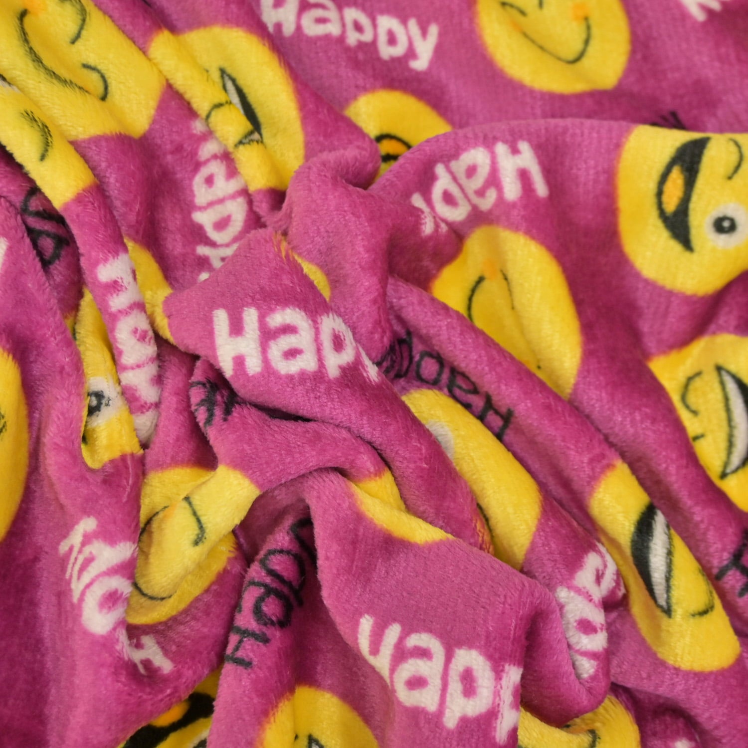 Polar Flannel Happy Face