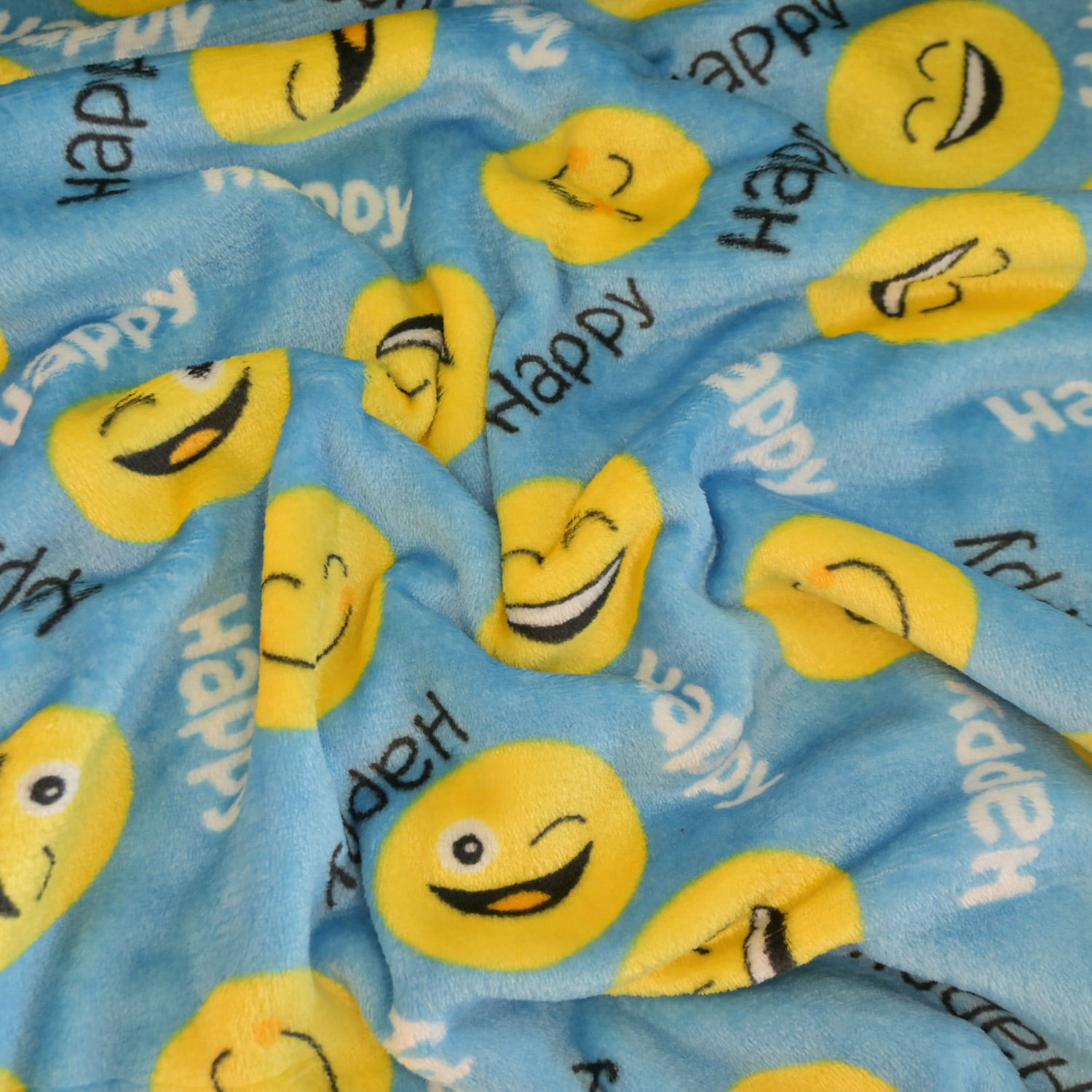 Polar Flannel Happy Face