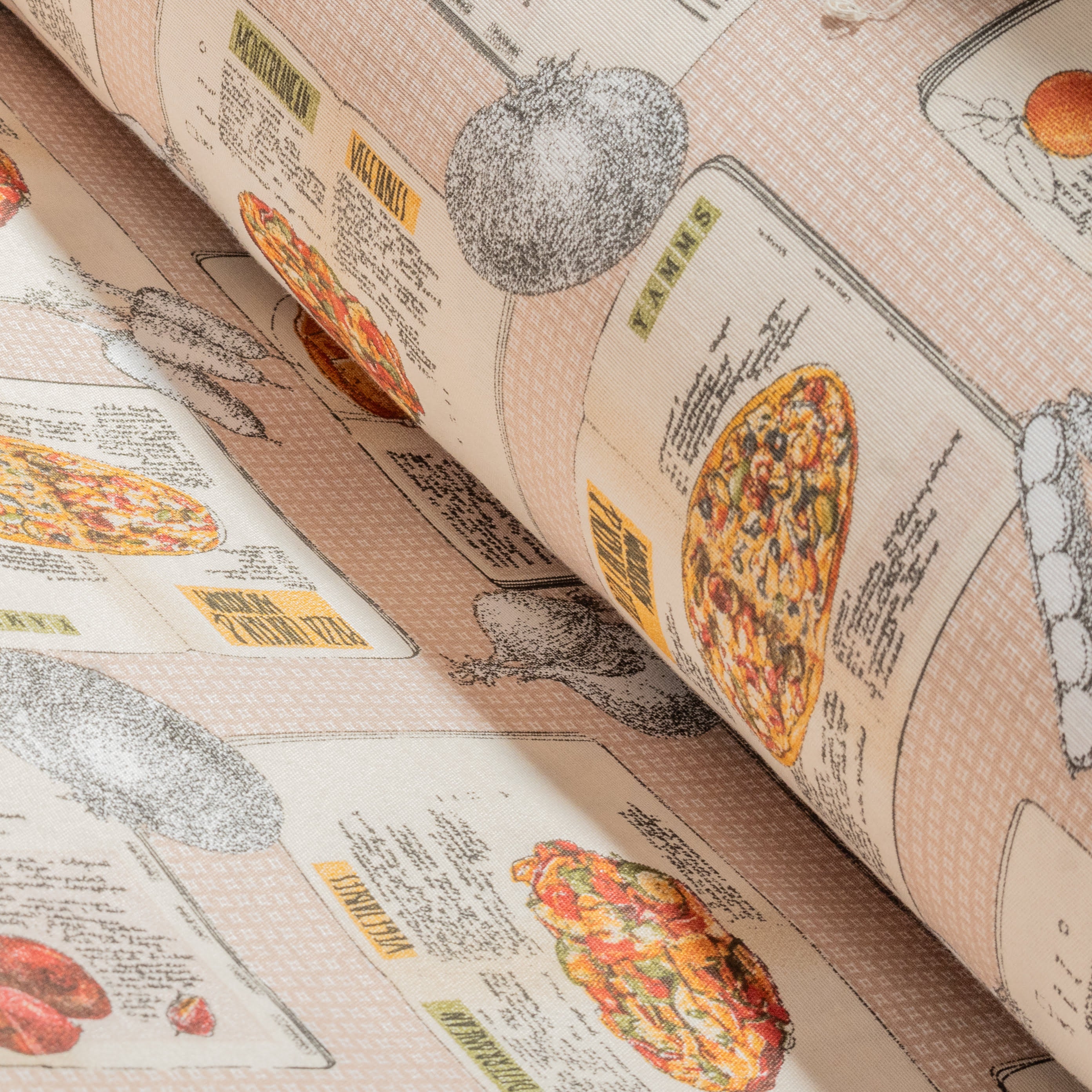 Loneta Pizza Multicolor