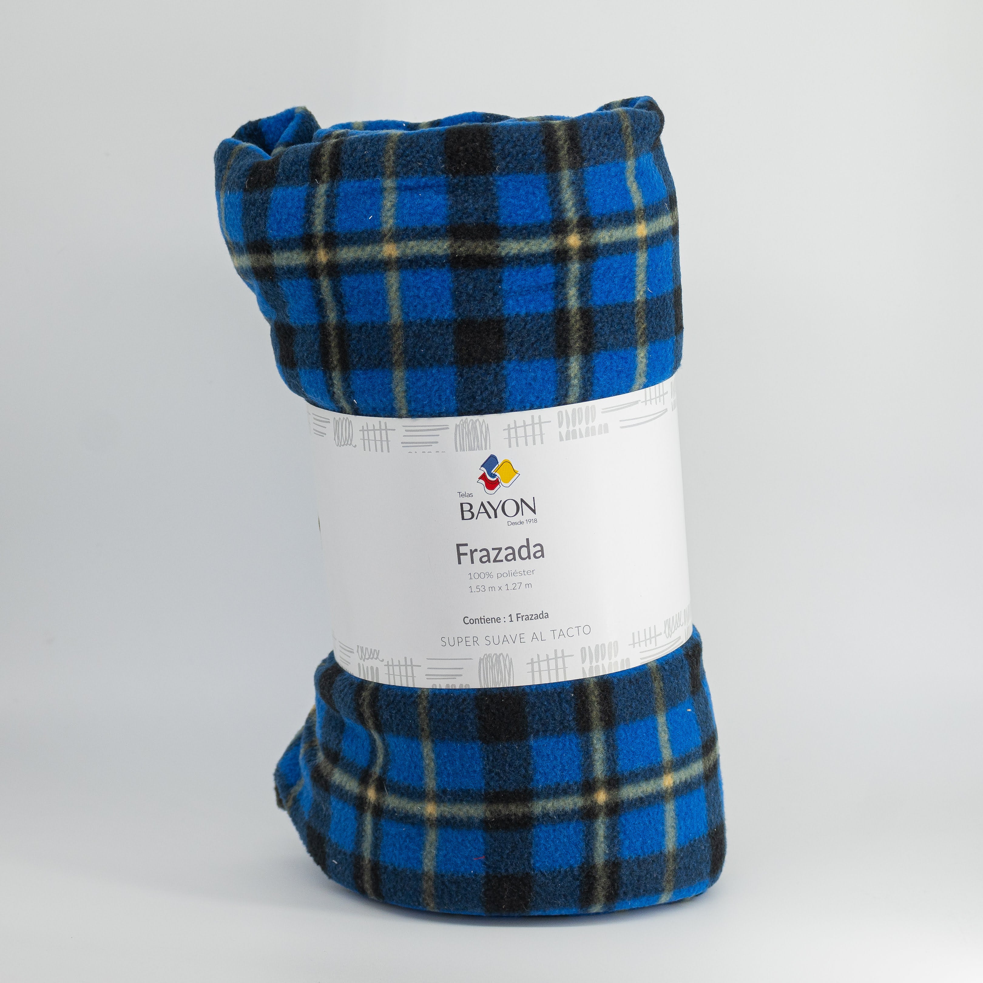 Frazada Antipilling Cuadros