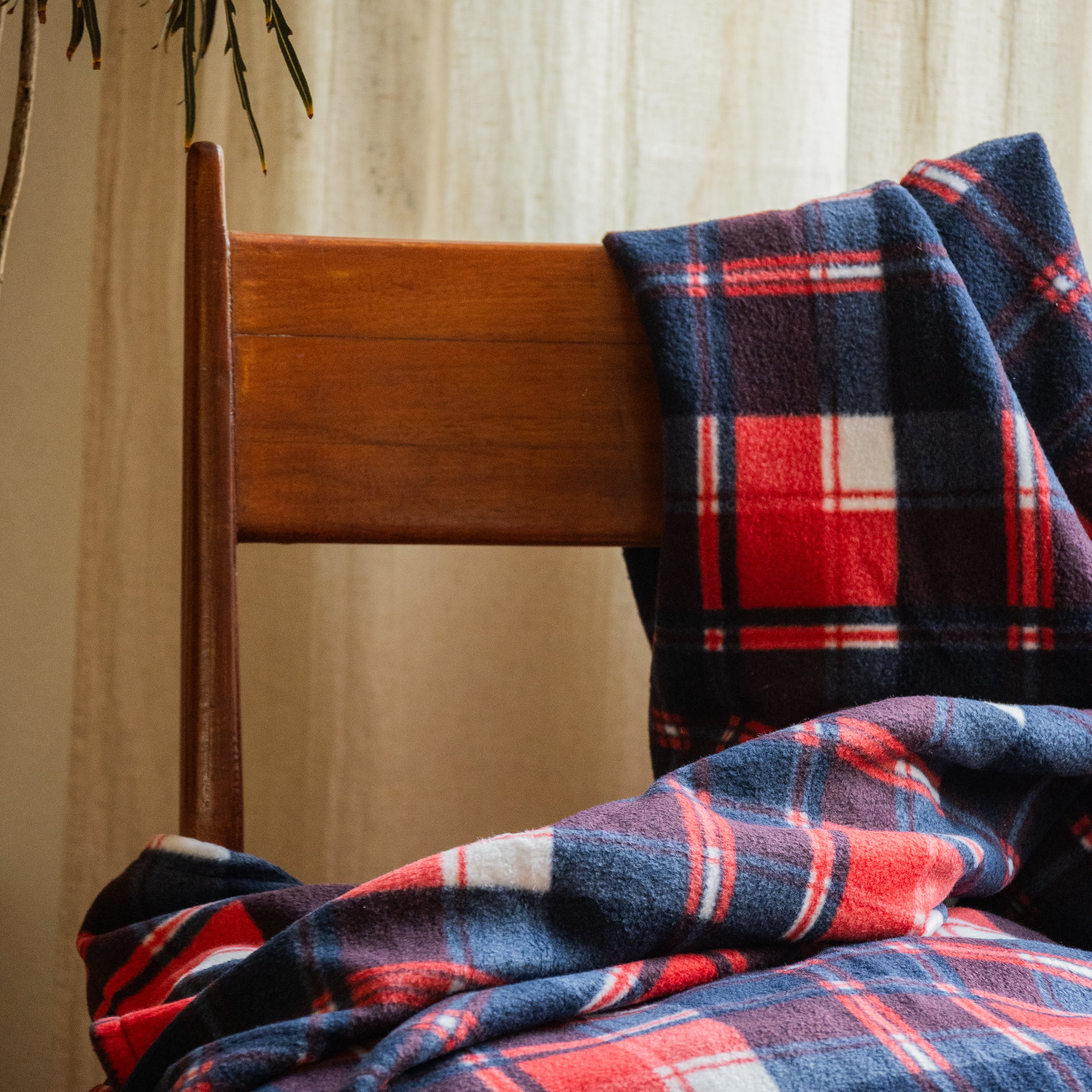 Frazada Antipilling Cuadros