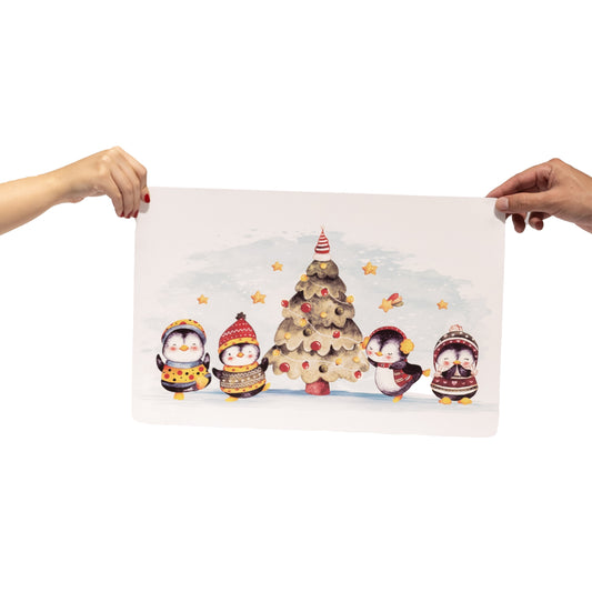 Mantel Individual Navideño Plástico