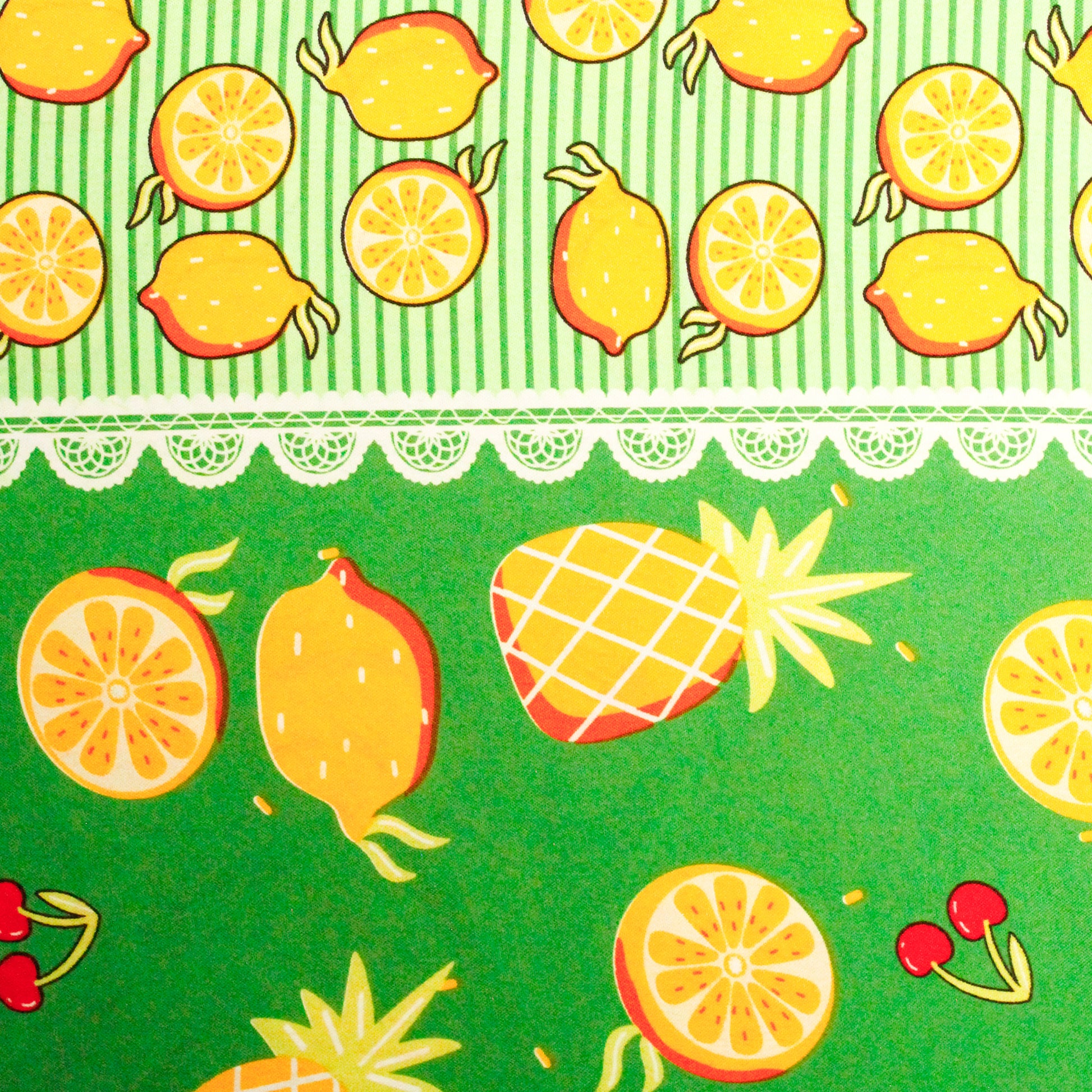 Mantel Libra Cocina Limones Verde