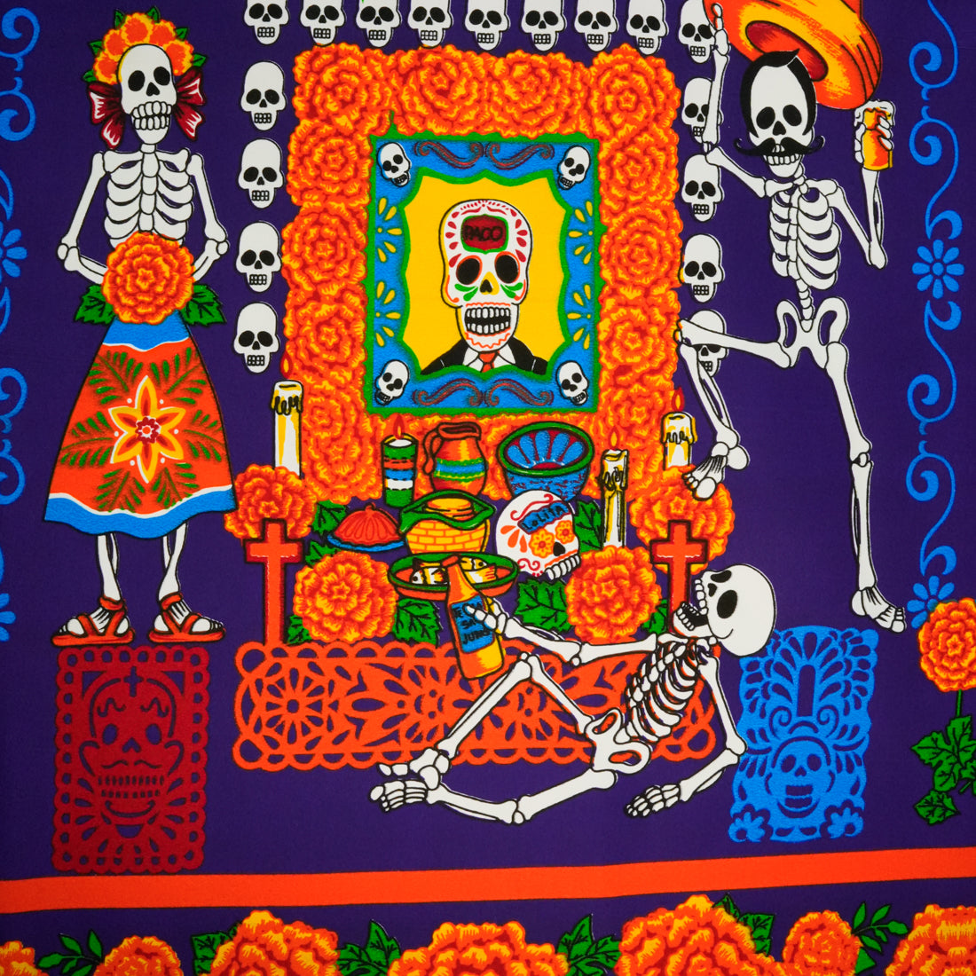 Canasta Juquila Halloween y Muertos