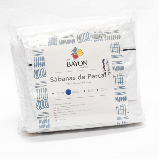 Juego de Sábana Percal 300H