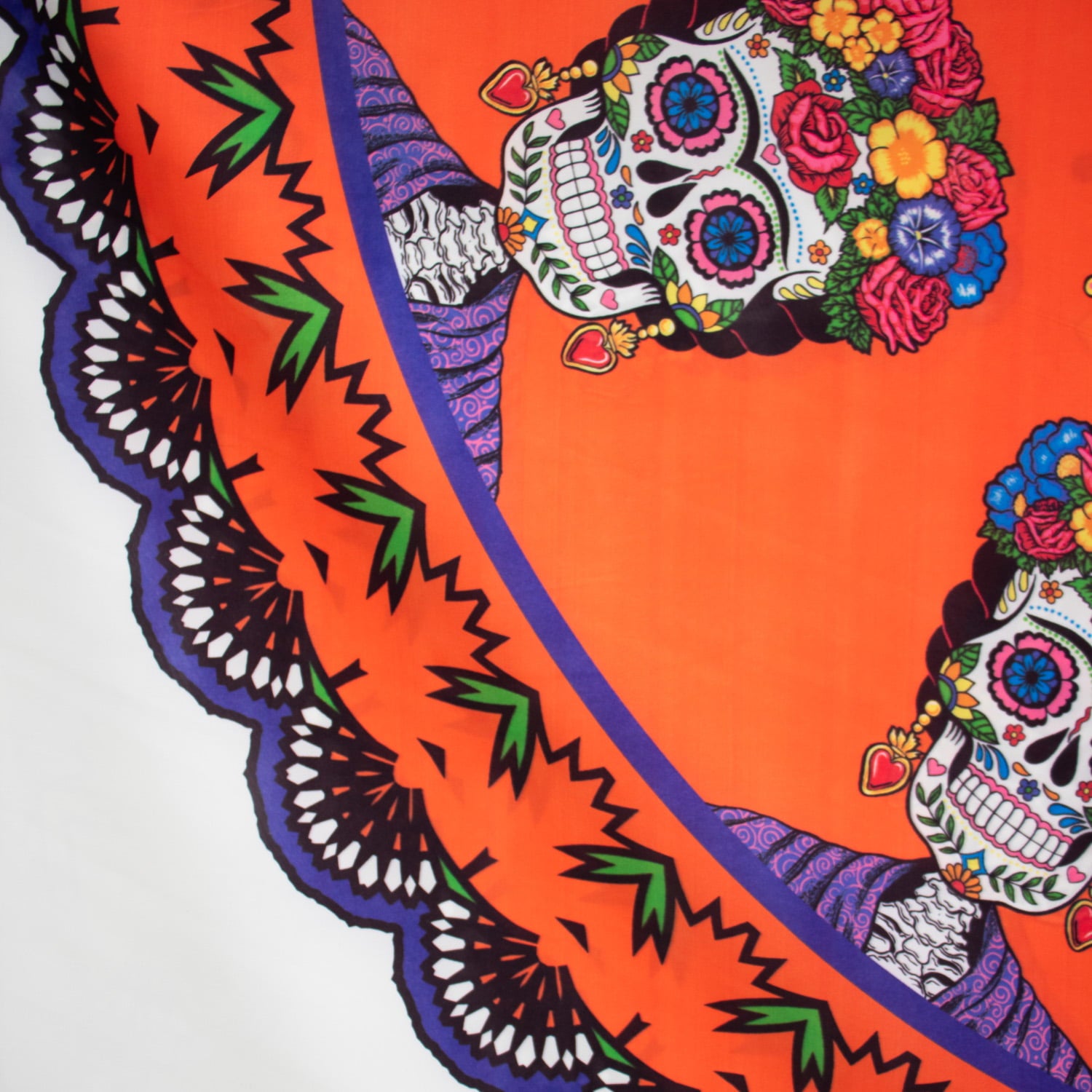 Mantel Canasta Redondo Muertos